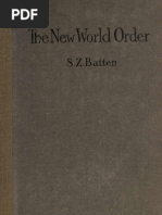 New World Order 1919 by Samuel Zane Batten