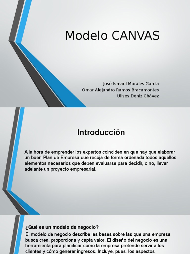 Modelo Canvas | Descargar gratis PDF | Modelo de negocio | Business