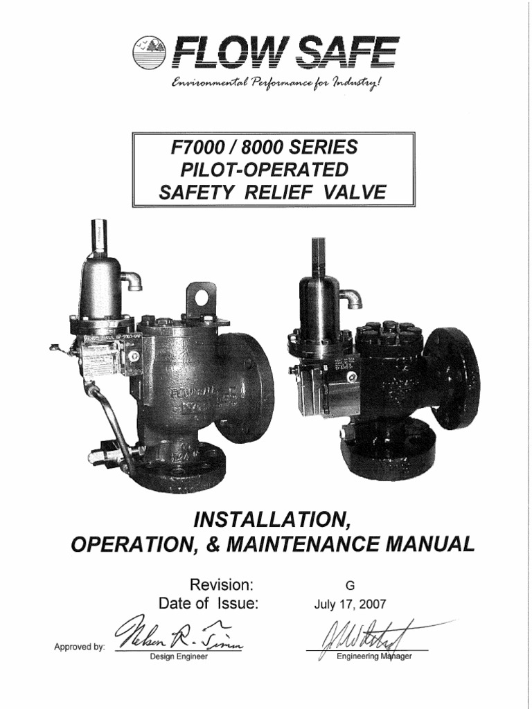 PSV Flow-Safe Piloto | PDF