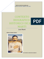 Jose Marti. Contexto Biografico-Historico