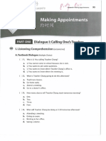 L6 Worksheet - Making Appointments