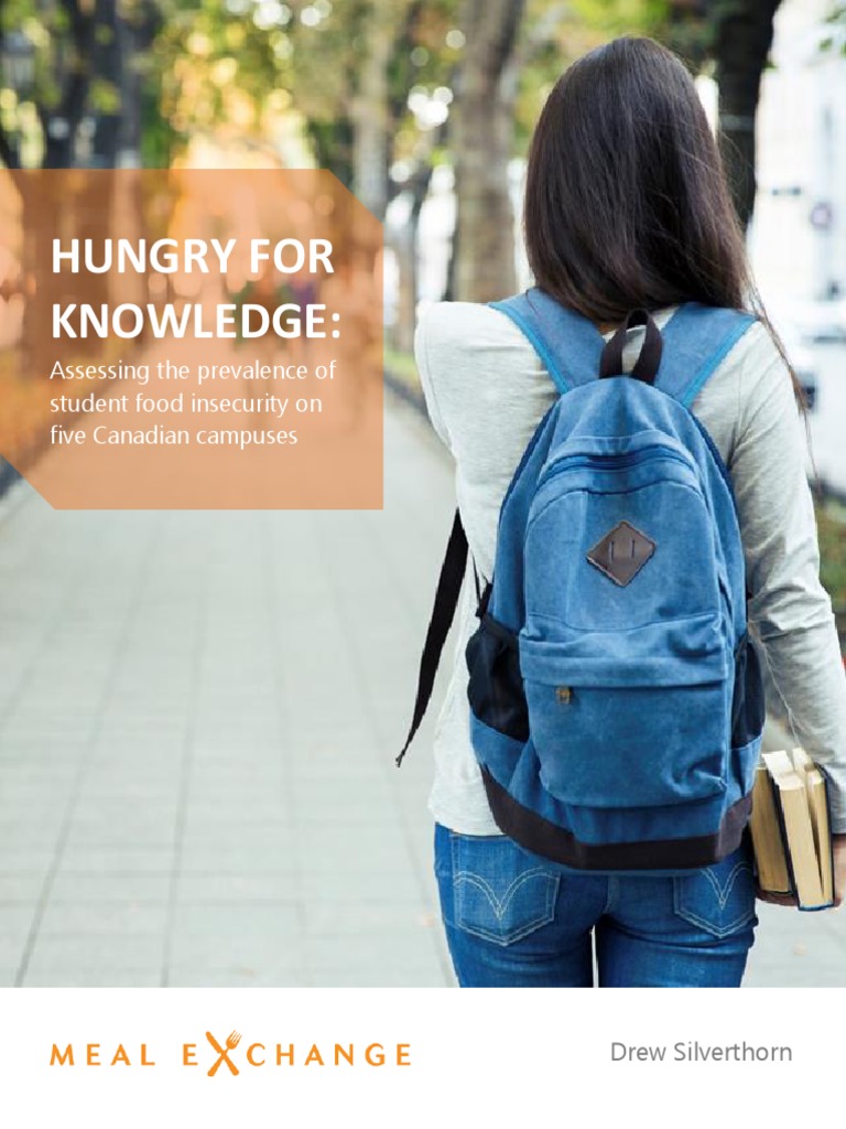 Meal Exchange Report Hungry For Knowledge Assessing The Prevalence of Student Food