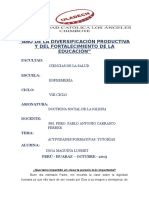 Actividades Formativas Tutorías