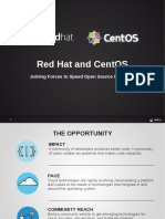 Red Hat CentOS Join Forces