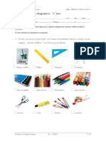 Teste de Avaliação Diagnóstica 5ºano