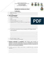 Informe de Salida de Ciclo