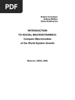 Korotayev Introduction To Social Macrodynamics Volume 1 Full PDF