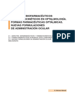 Cap 02 Aspectos Biofarmaceuticos y Farmacocineticos en Oftalmologia Formas Farmaceuticas Oftalmicas Nuevas Formulaciones de Administracion Ocular