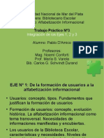 Seminario: Alfabetización Informacional