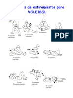 Estiramientos para El Voleibol