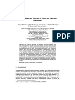 Comparing Exact and Heuristic Algorithms for Optimization Problems