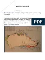 Minerals in Greenland October 2016