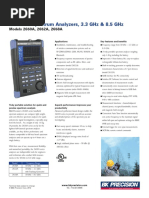 Ficha Técnica Analizador de Espectro