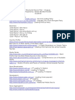 Structured Source Plan - Uruguay