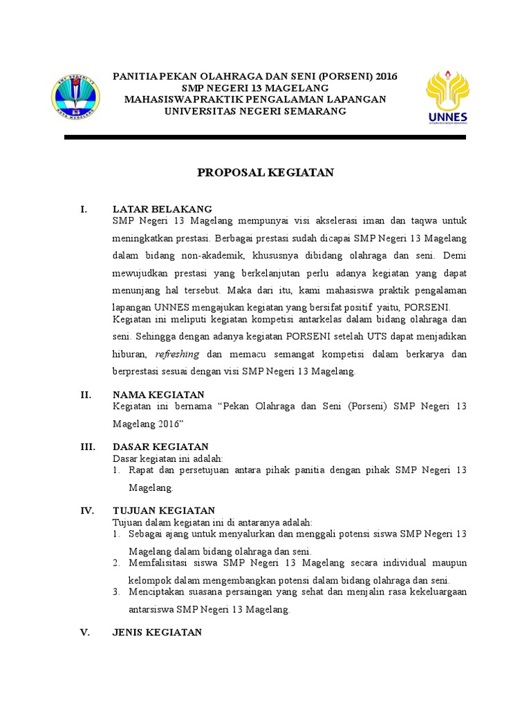 Proposal Porseni Docx