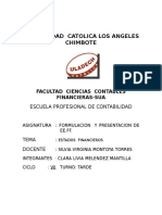 Clases de Estados Financieros