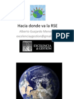 Hacia Donde Va La RSE