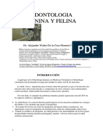 ODONTOLOGIA VETERINARIA Introducción y Periodoncia Dr. Alejandro de La Cruz PDF