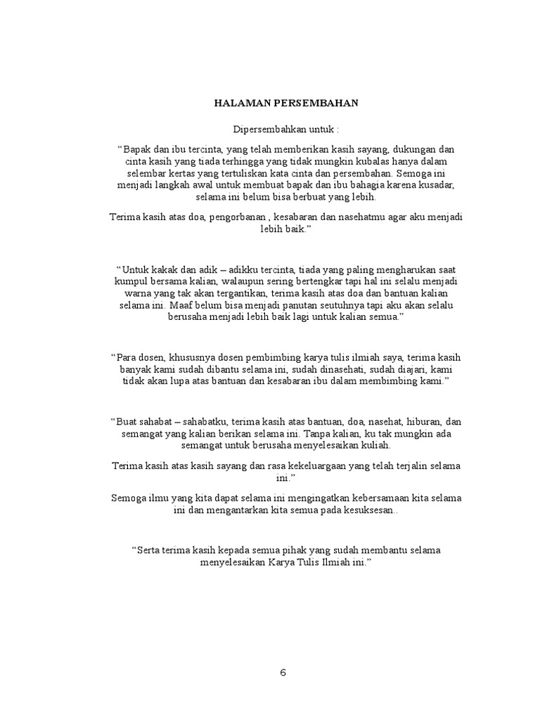 Halaman Persembahan Pdf