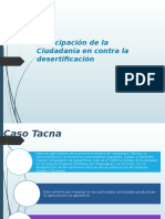 Participación de La Ciudadanía en Contra La Desertificación