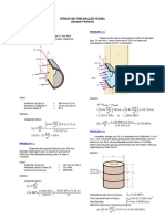 Sample Problem - Stress On Thin-Walled Pressured Vessel