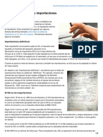 Cómo Contabilizar Las Importaciones PDF