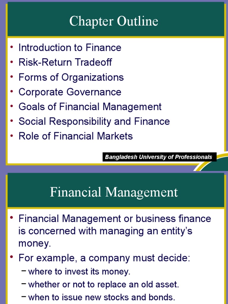 Introduction to Corporate Finance | PDF | Financial Markets | Partnership