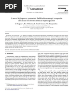 A Novel High Power Symmetric Zno/Carbon Aerogel Composite Electrode For Electrochemical Supercapacitor