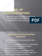 3 Barriers of Communication
