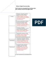 Bloom's Digital Taxonomy Map