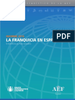 Informe Aef La Franquicia en España 2016