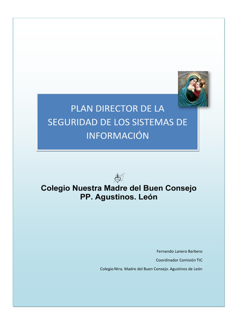 Plan Director de La Seguridad de Los Sistemas de Información | PDF