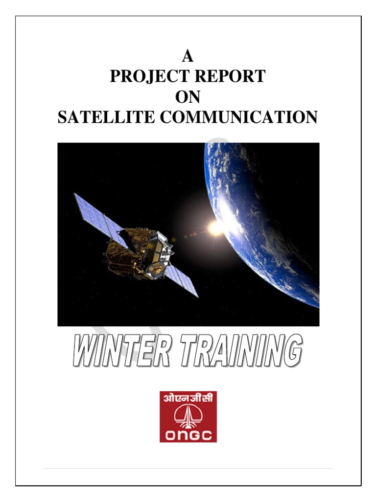 Winter Training Report on Satellite Comm | PDF | Satellite | Amplifier