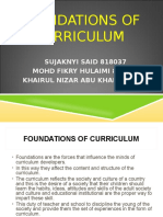 Foundations of Curriculum - Final