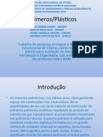 Apresentacao - Polímeros e Plásticos
