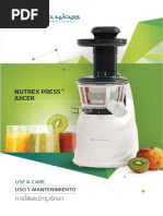 Download Nutrex Press Juicer Renaware by Nicolas Solano Conde SN329971564 doc pdf