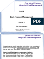Operational Risk Management CAIIB