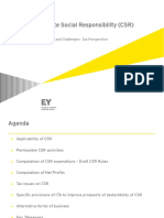 Ey CSR Opportunities and Challenges Tax Perspective