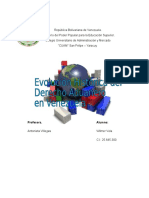 Evolución Histórica Del Derecho Aduanero en Venezuela