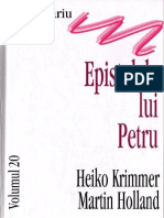 Heiko Krimmer Si Martin Holland - Epistolele Lui Petru (Comentariu Biblic) PDF