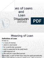 Types of Loans and Loan Structures