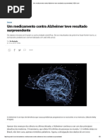 Um Medicamento Contra Alzheimer Teve Resultado Surpreendente _ VEJA