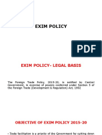 Exim Policy
