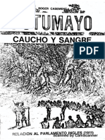CASEMENT, R. Putumayo, Caucho y Sangre