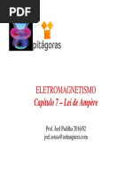 7ª Aula - CAP 7 - Lei de Ampere