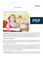 Familia y Salud - Alimentacion Complementaria de Los Seis A Doce Meses - 2015-07-08