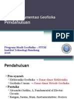 Instrumentasi Geofisika Materi I - Pendahuluan