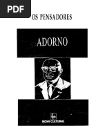O fetichismo na música e a regressão da audição