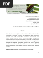 A Orientacao Profissional Na Escola Um Dialogo Necessario