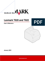 Lexmark T620 and T622 User Manual